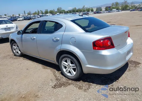 2012 Dodge Avenger Sxt z USA, uszkodzony, nr VIN 1C3CDZCB4CN186818